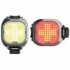 Pack D'éclairage Vélo Mini Knog Blinder Cross -Compteurs Et GPS Soldes Boutique KN527.BLK .CRO